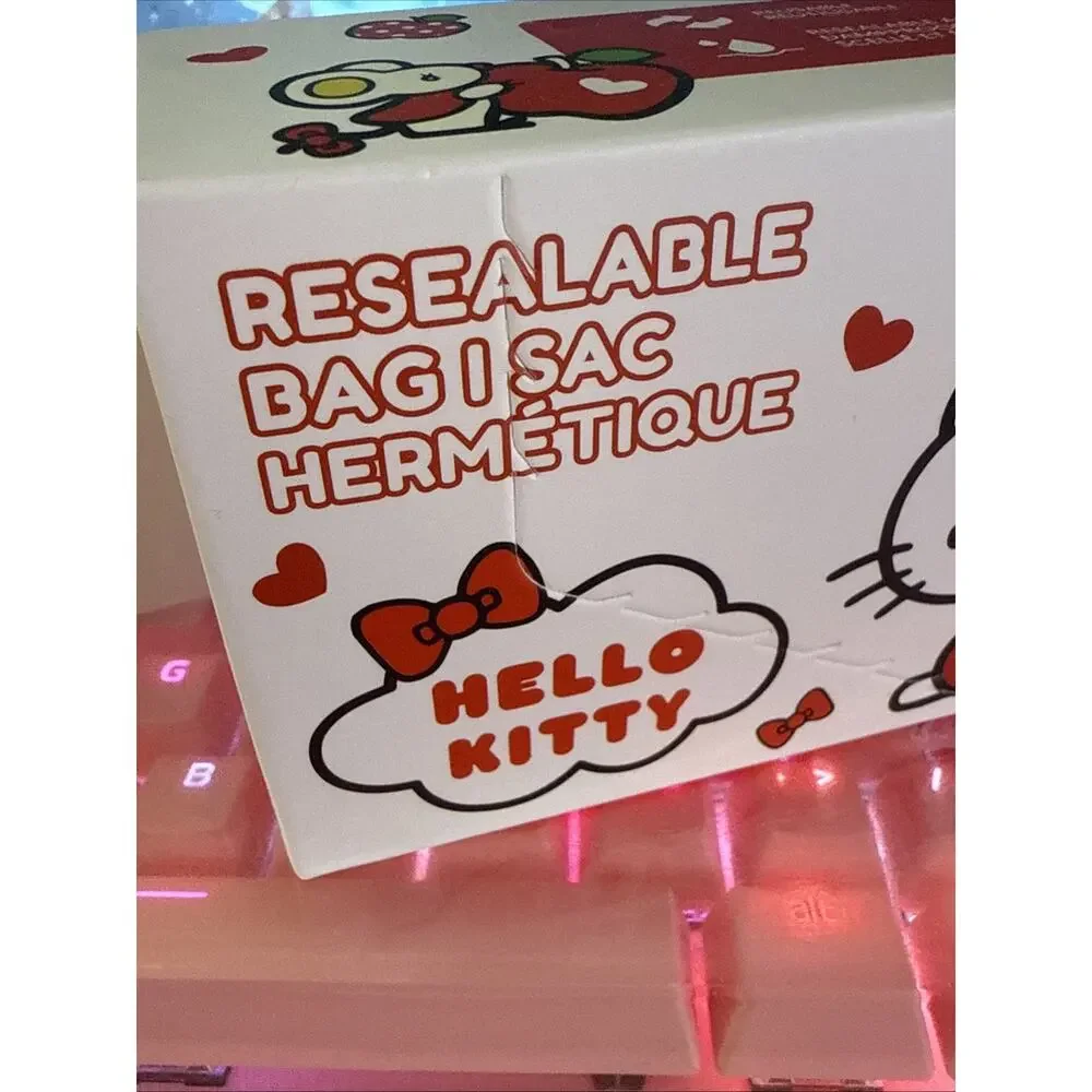 Hello Kitty Zip Food Bag Miniso Reusable  18 Pack Small Medium Apple 2023 Sanrio